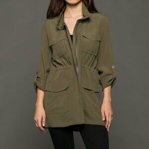 Olive Green Utility Jacket